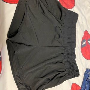 High waisted athletic shorts